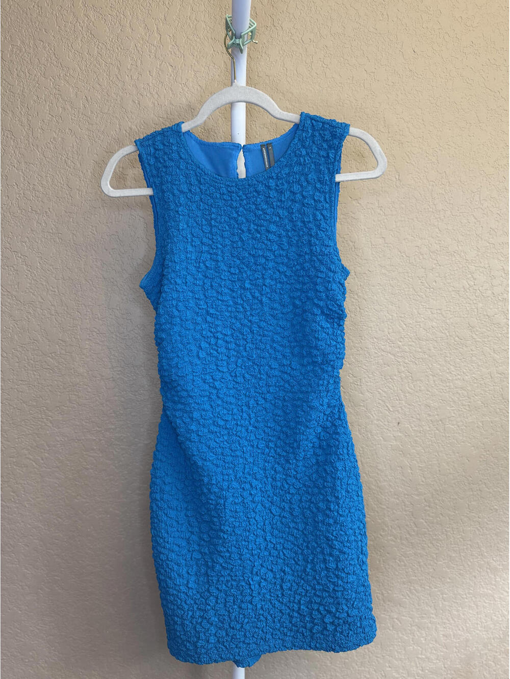 Anthropologie- Small Topaz Blue Dress